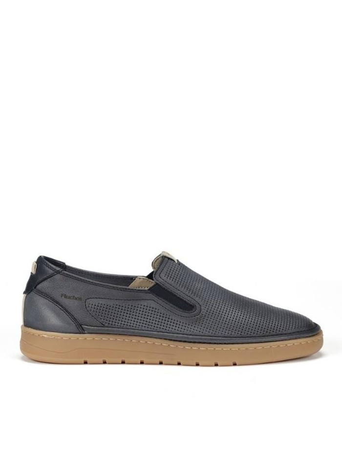MOCASINES DE PIEL PARA HOMBRE FLUCHOS LEO F1946 MARINO