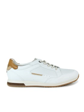 ZAPÀTILLAS DE PIEL BLANCAS FLUCHOS HABANA F2187