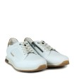 ZAPÀTILLAS DE PIEL BLANCAS FLUCHOS HABANA F2187