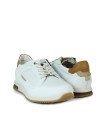 ZAPÀTILLAS DE PIEL BLANCAS FLUCHOS HABANA F2187
