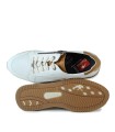 ZAPÀTILLAS DE PIEL BLANCAS FLUCHOS HABANA F2187