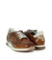 ZAPÀTILLAS DE PIEL MARRÓN  FLUCHOS HABANA F2187