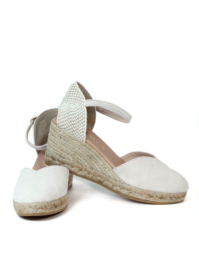 ALPARGATA DE CUÑA DE YUTE GAIMO CLOE 5 UYUMI BEIGE