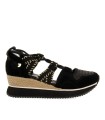 SNEAKER ABIERTA CON CUÑA PARA MUJER GIOSEPPO GRISWOLD NEGRO