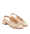 BAILARINAS DESTALONADAS Y PUNTA AFILADA GIOSEPPO PISKOVE BEIGE