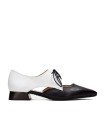ZAPATO DE TACÓN BAJO BICOLOR HISPANITAS DALI HV253858 BLANCO-NEGRO