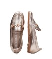 MOCASÍN PLANO METALIZADO HISPANITAS BOMBAYU HV254027 CHAMPAGNE