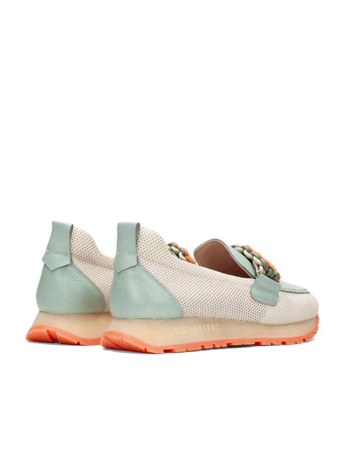 MOCASÍN DE MUJER HISPANITAS KANSAS HV253948 CELESTE
