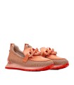 MOCASÍN DE MUJER EN PIEL HISPANITAS KANSAD HV254065 CORAL