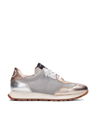 ZAPATILLAS DE REJILLA METALIZADAS HISPANITAS KANSAS HV253869 ORO