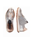 ZAPATILLAS DE REJILLA METALIZADAS HISPANITAS KANSAS HV253869 ORO