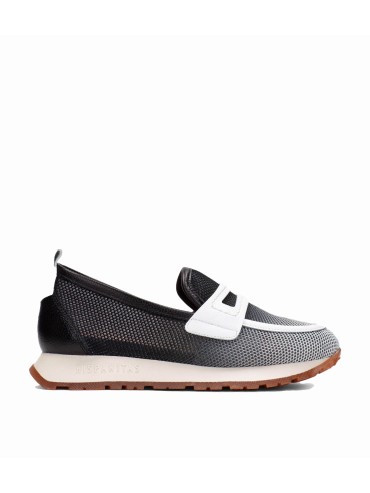 MOCASÍN DEGRADADO EN PIEL HISPANITAS KASNAS HV254043 NEGRO