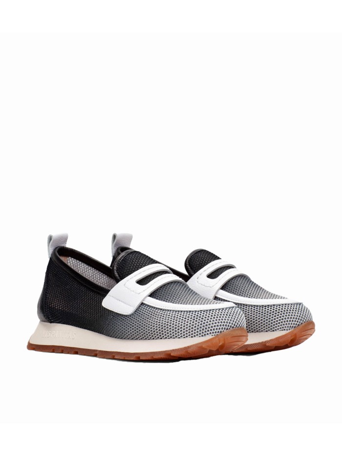 MOCASÍN DEGRADADO EN PIEL HISPANITAS KASNAS HV254043 NEGRO