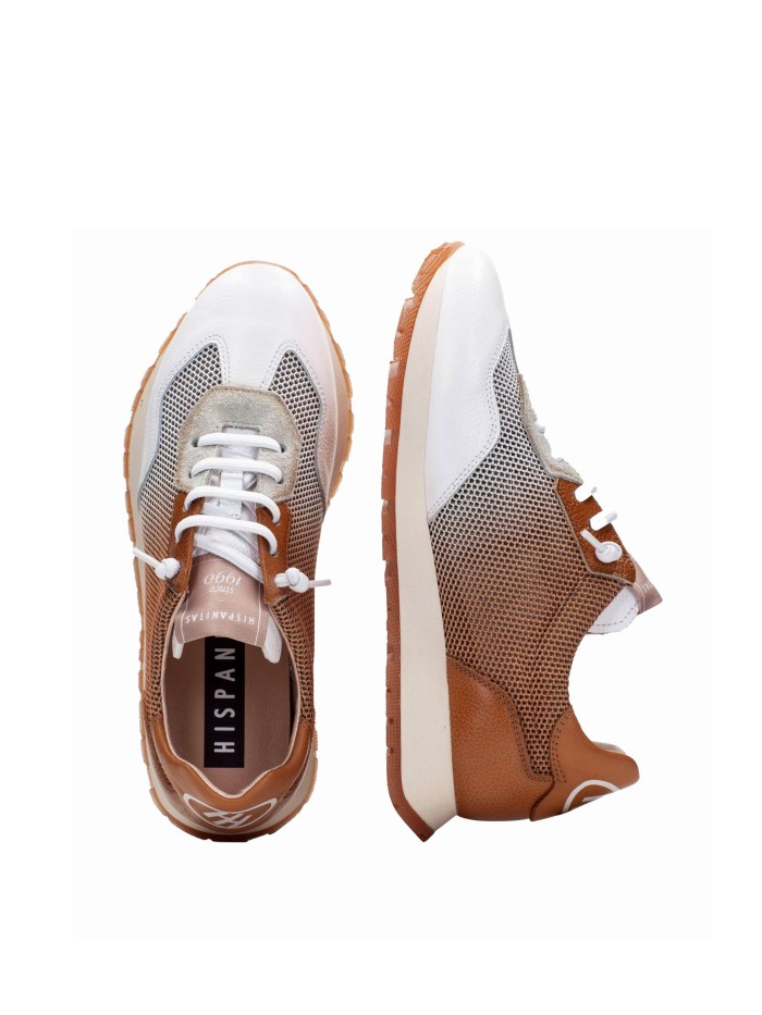 ZAPATILLAS DEGRADADAS EN PIEL HISPANITAS KANSAS HV253869 CUERO