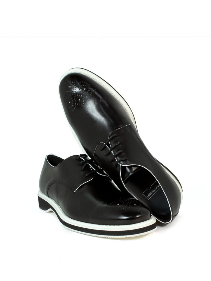 BLUCHER CON PICADOS DE HOMBRE KEEP HONEST 01226 NEGRO