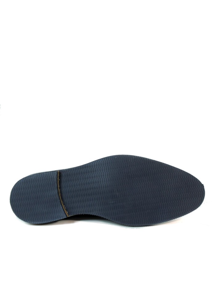BLUCHER COMBINADO EN PIEL PARA HOMBRE KEET HONEST 0352 MARINO-COÑAK