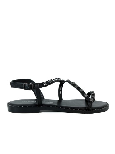 SANDALIA MODERA Y CÓMODA CHAMPLAIN KISSIA NEGRO