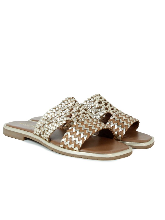 SANDALIAS ELEGANTES Y FRESCAS PALENA KISSIA ORO