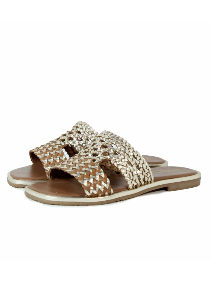 SANDALIAS ELEGANTES Y FRESCAS PALENA KISSIA ORO