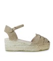 ALPARGATAS DE CUÑA EN YUTE NATURAL MACARENA JAVA 43 BEIGE