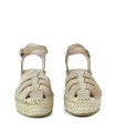 ALPARGATAS DE CUÑA EN YUTE NATURAL MACARENA JAVA 43 BEIGE