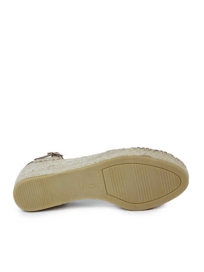 ALPARGATAS DE CUÑA EN YUTE NATURAL MACARENA JAVA 43 BEIGE