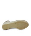 ALPARGATAS DE CUÑA EN YUTE NATURAL MACARENA JAVA 43 BEIGE