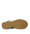 SANDALIAS DE PIEL CON CUÑA PAULA URBAN PICASO SUNSET 33-710 BLANCO