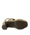 SANDALIAS DE RAFIA CON TACÓN PENELOPE 6336 MULTICOLOR