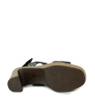 SANDALIAS DE PIEL FANTASÍA MULTICOLOR CON TACÓN PENELOPE 6406