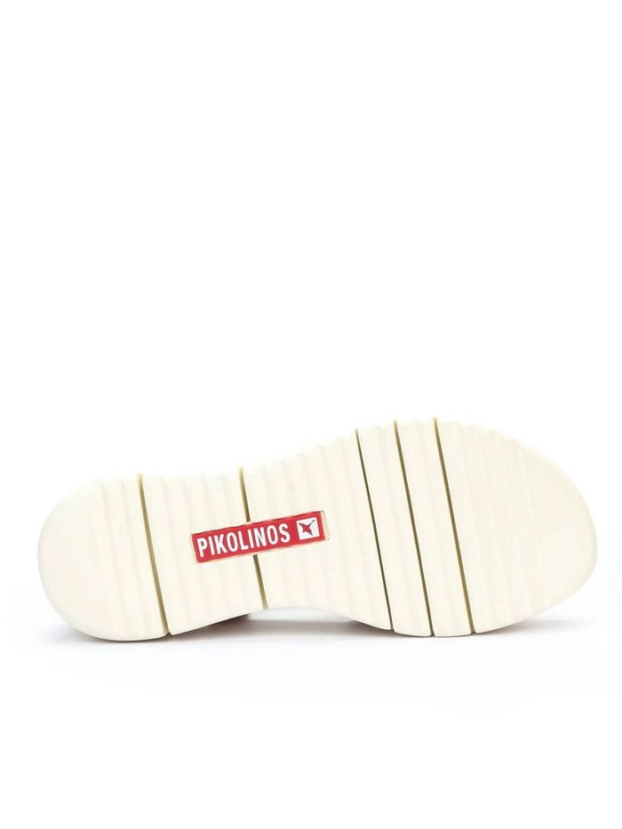 SANDALIAS DE TIRAS CON CUÑA PARA MUJER PIKOLINOS PALMA W4N-0650C1 CUERO