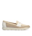 MOCASINES DE CHAROL PIEDRA DE MUJER PITILLOS 10420