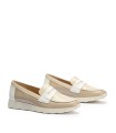 MOCASINES DE CHAROL PIEDRA DE MUJER PITILLOS 10420