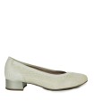 ZAPATO DE SALÓN BEIGE CON ELÁSTICO PITILLOS 10450 BEIGE/ORO