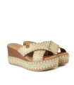 SANDALIAS DE CUÑA TIPO ZUECO PARA MUJER POPA ALBUFERA GALERIA CUERO