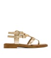 SANDALIA PLANA ROMANA DE PIEL ORO PORRONET 3129 MILEY