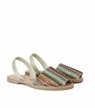 MENORQUINAS DE MUJER RIA MENORCA LENTEJUELAS 27062 MULTICOLOR