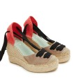 ALPARGATAS DE CUÑA DE YUTE STAR LOVE MERIDIAN 52 NIQUEL-FUXIA