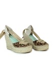 ALPARGATAS DE YUTE CON CUÑA STAR LOVE MERIDIAN 156 LEOPARDO