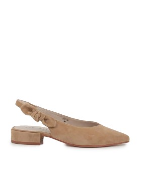 ZAPATO DESTALONADO CON TACON BAJO STEPHEN ALLEN ESTIGIA CAMEL