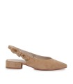 ZAPATO DESTALONADO CON TACON BAJO STEPHEN ALLEN ESTIGIA CAMEL