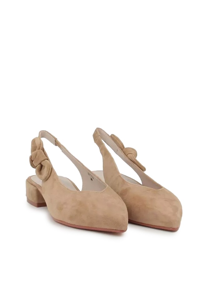 ZAPATO DESTALONADO CON TACON BAJO STEPHEN ALLEN ESTIGIA CAMEL