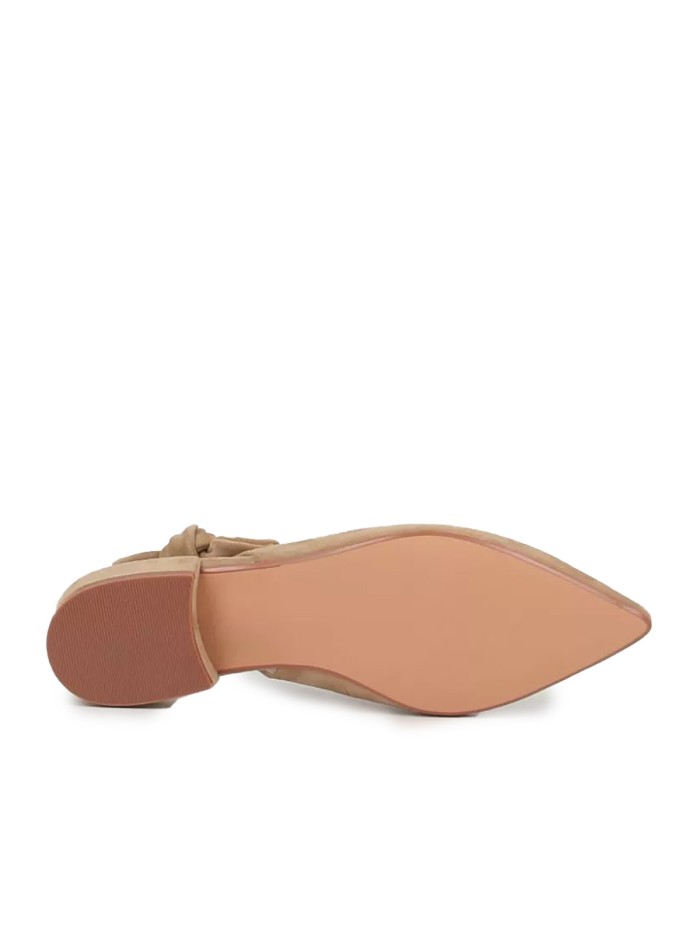 ZAPATO DESTALONADO CON TACON BAJO STEPHEN ALLEN ESTIGIA CAMEL