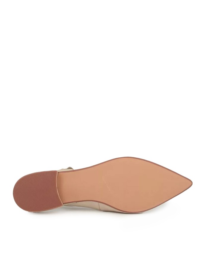 ZAPATO DESTALONADO CON TACON BAJO STEPHEN ALLEN ESTIGIA BEIGE