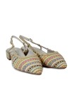 ZAPATO DESTALONADO CON TACON BAJO STEPHEN ALLEN LULU MULTICOLOR