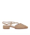 ZAPATO DESTALONADO CON TACON BAJO STEPHEN ALLEN LIBBY CAMEL
