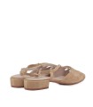 ZAPATO DESTALONADO CON TACON BAJO STEPHEN ALLEN LIBBY CAMEL