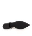 ZAPATO DESTALONADO CON TACON BAJO STEPHEN ALLEN LIBBY NEGRO