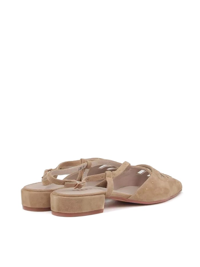 ZAPATO DESTALONADO CON TACON BAJO STEPHEN ALLEN LIBBY BEIGE