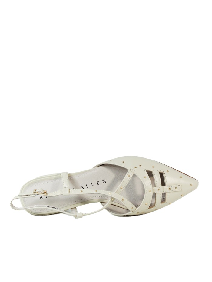 ZAPATO DESTALONADO CON TACON BAJO STEPHEN ALLEN LIBBY BEIGE